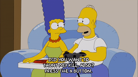 Video Games Pizza GIF by The Simpsons