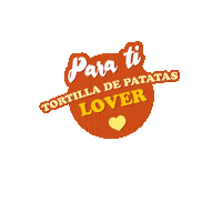 Tortilla De Patatas Lovers Sticker by Ayuntamiento de Villanueva de la Serena