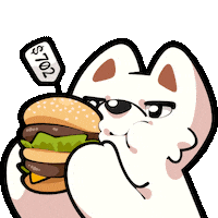 Hungry Nom Nom Sticker