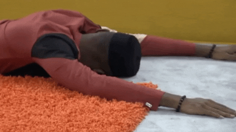 Excited Floor GIF by Big Brother Naija