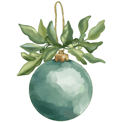 Ecuador Christmas Decorations Sticker