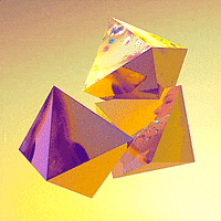 3d pixel GIF by Caitlin Burns