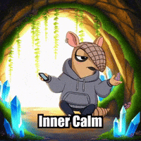 Peace Inner Calm GIF by Chillo Dillo