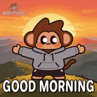 Sleepy Good Morning GIF by Chimpers