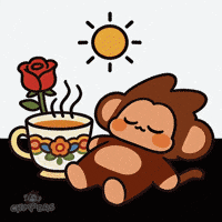 Good Morning Coffee GIF by Chimpers