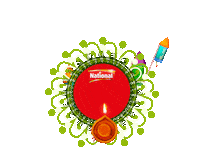NationalFoodsGlobal india diwali happydiwali diya Sticker