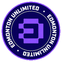edmontonunlimited logo sticker dark canada Sticker