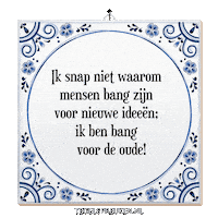 Humor Wijsheid Sticker by Tegelspreuken.nl