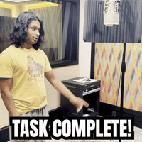 Reaction Gif Mission Complete GIF by Ashwin Gane