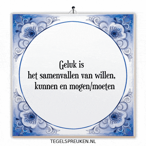 Geluk Genieten GIF by Tegelspreuken.nl