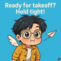 Rising Up Paper Airplane GIF by Persona