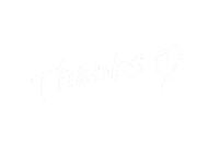 Thanks Sticker