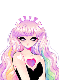 Heart Sparkling Sticker by shourimajo