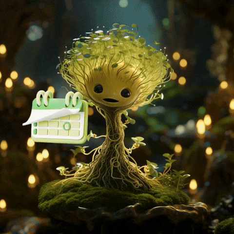 Calendar Tgn GIF by Treegens