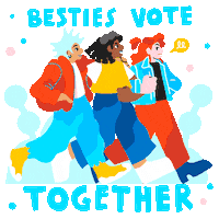 Voting Midterm Elections Sticker by imrobinthisjoint