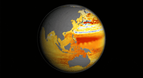 sea level spinning GIF by NASA