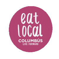 Eat Local Ohio Sticker by Experience Columbus