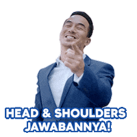 headandshouldersid joe shampoo hs menang Sticker