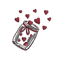In Love Heart Sticker