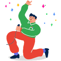 song singing Sticker by Google Thailand