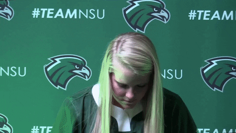 Softball GIF by RiverHawk Sports