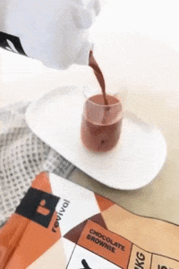 revivalshop yum chocolate protein revival GIF