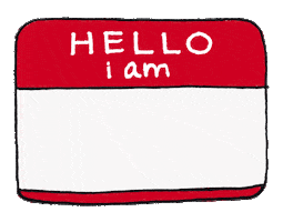 Hello I Am Valentine Sticker by Pretty Whiskey / Alex Sautter