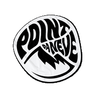 pointdaneve snow mountain ski snowboard Sticker