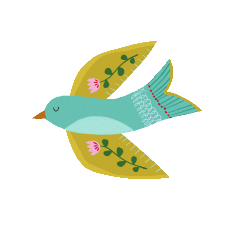 Bird Flying Sticker
