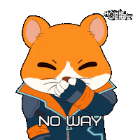 No Way Lol Sticker by Hamieverse