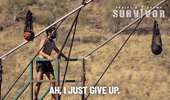 Give Up Challenge GIF by Australian Survivor