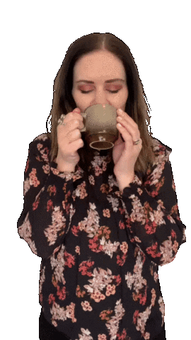 KatieThompsonz coffee mmmm fresh brew katie thompson Sticker