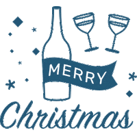 Merry Christmas Sticker by sippwine