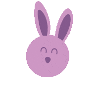 Bouncing Bunny Sticker by As The Bunny Hops