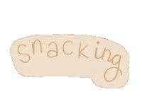 Foodie Snacking Sticker