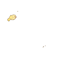 Flying Yellow Bird Sticker