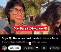 Divorce Vlogger GIF