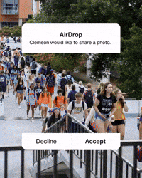 College Football School GIF by Clemson University