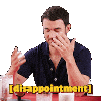 Disappointed Jonas Brothers Sticker by First We Feast