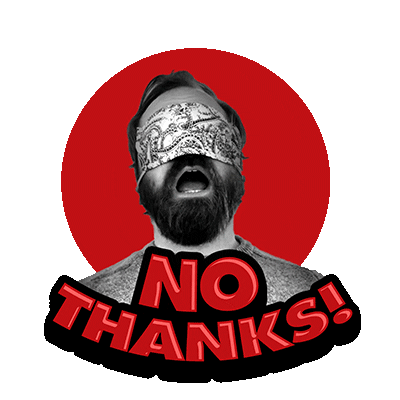 Joelcaswell giphyupload no thanks no thanks Sticker