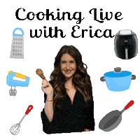 recipe cooking show Sticker by Everything Erica