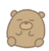 熊 愛睏 Sticker by polu