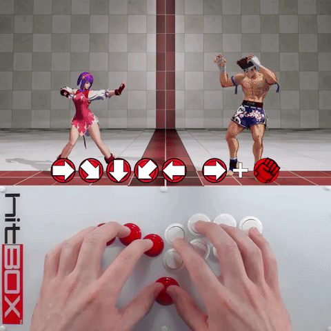 HB - KOFXV - Athena - Super Psychic Throw - HCB F