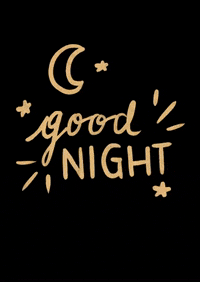 kaktostudio stars moon goodnight minimal GIF