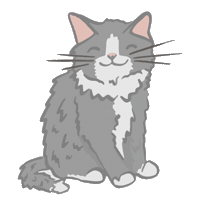 Cat Sticker by Whitney Hawkins
