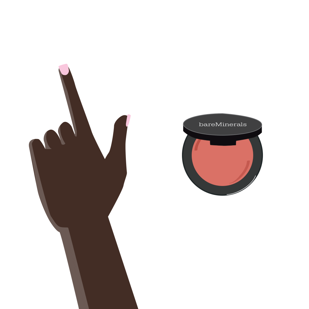 bareminerals beauty makeup blush foundation Sticker