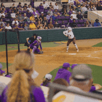 Ncaa Softball GIF by LSU Tigers