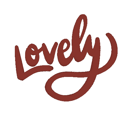 Typography Love Sticker