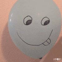 balloon burst GIF by GoPop