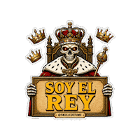 Skull Corona Sticker